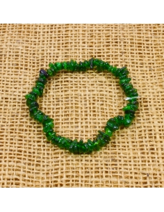 Sekaný náramek Chromdiopsid