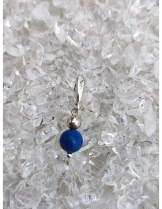 Dumortierit Stříbrný přívěsek