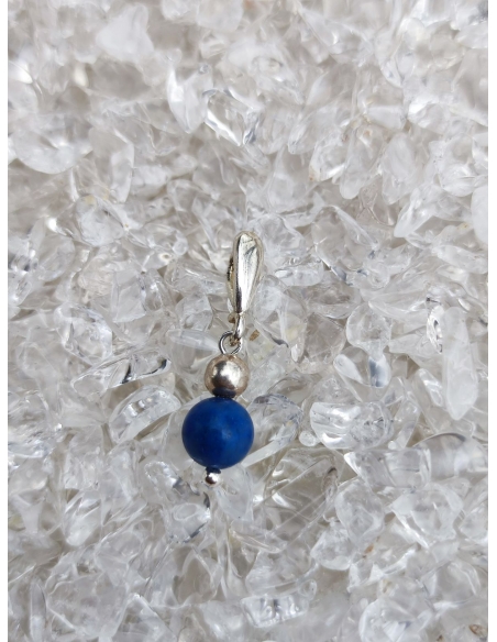 Dumortierit Stříbrný přívěsek