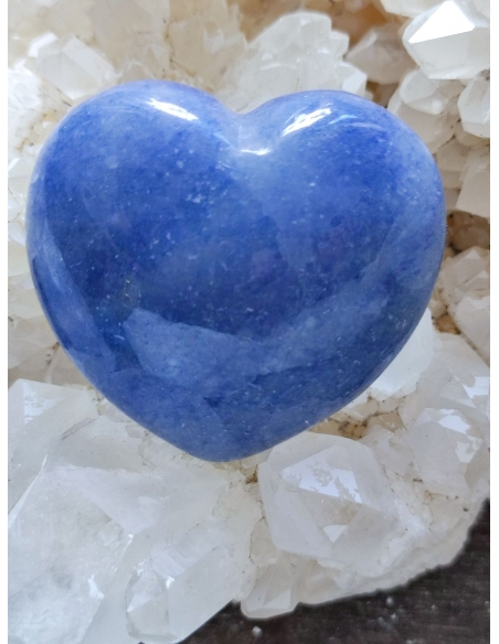 Modrý křemen - srdce