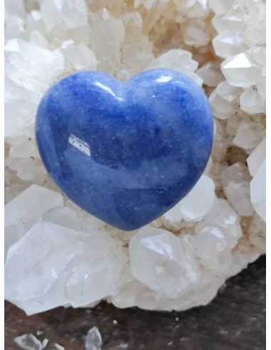 Modrý křemen - srdce