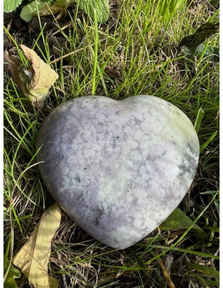 Achát / Opál s dendrity - srdce