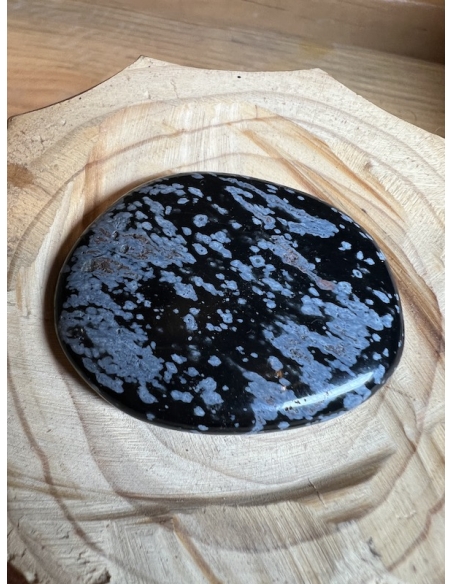 Obsidián / Sněhová vločka - masážní placička