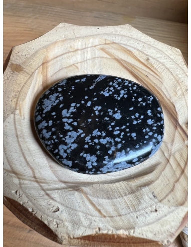 Obsidián / Sněhová vločka - masážní placička