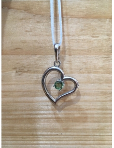 Vltavín - přívěsek srdce