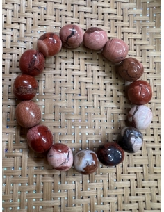 Jaspis brekcie - náramek