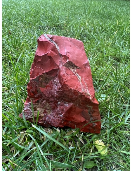 Červený jaspis - surový
