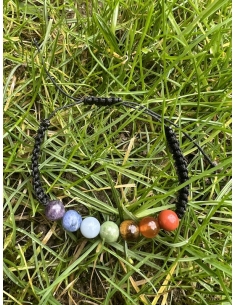 Čakrový náramek shamballa