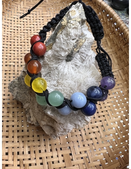 Čakrový náramek shamballa