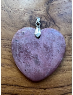 Rodonit - přívěsek srdrdce