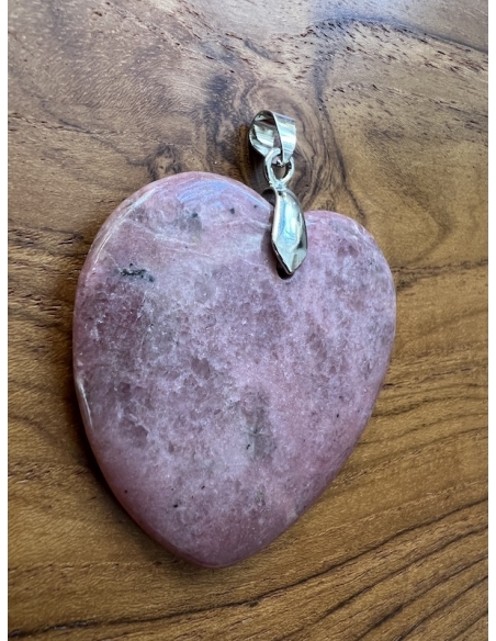 Rodonit - přívěsek srdrdce