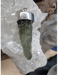 Vltavín - přívěsek Stříbro Ag 925