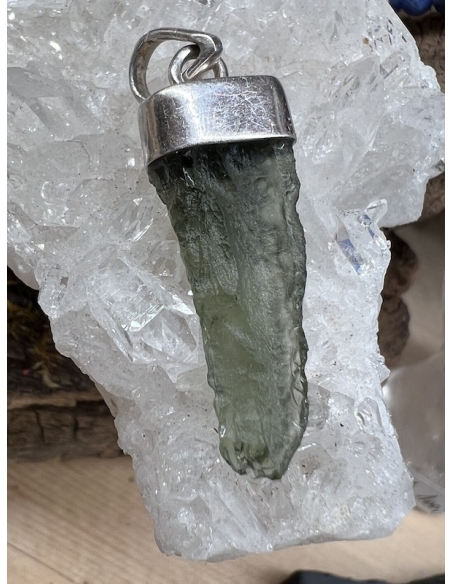 Vltavín - přívěsek Stříbro Ag 925