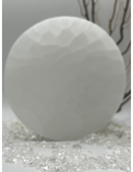 Selenit - gravírovaná mandala