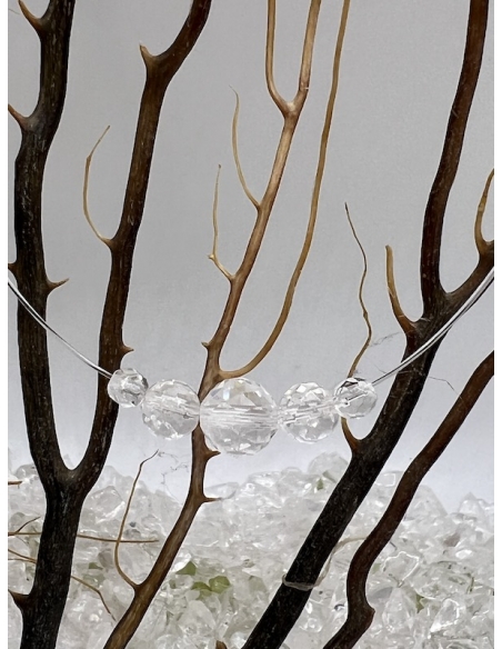 Křišťál - náhrdelník stříbro Ag 925