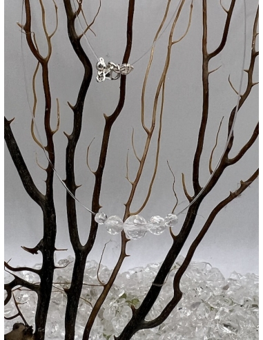 Křišťál - náhrdelník stříbro Ag 925