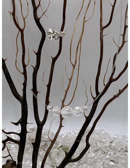 Křišťál - náhrdelník stříbro Ag 925