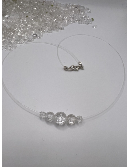 Křišťál - náhrdelník stříbro Ag 925