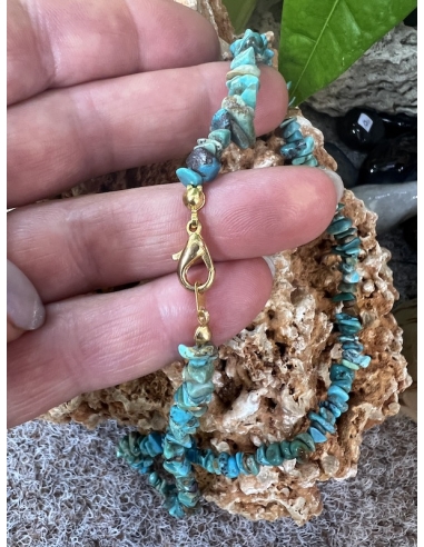 Náhrdelník Tyrkys sekaný