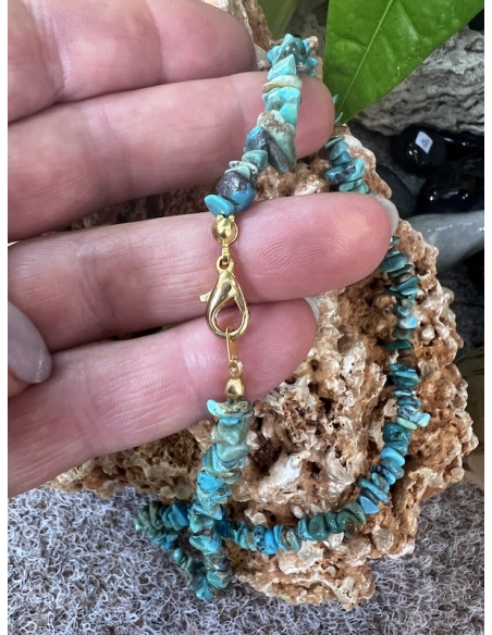 Náhrdelník Tyrkys sekaný