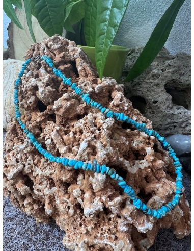 Tyrkys - náhrdelník nepravidelné malé disky