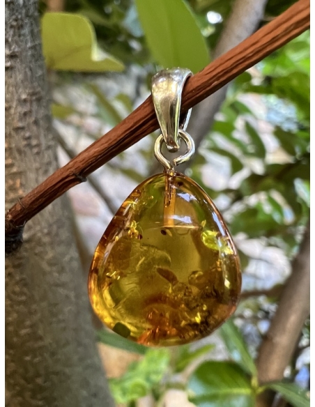 Jantar - přívěsek stříbrný Ag 925 úchyt