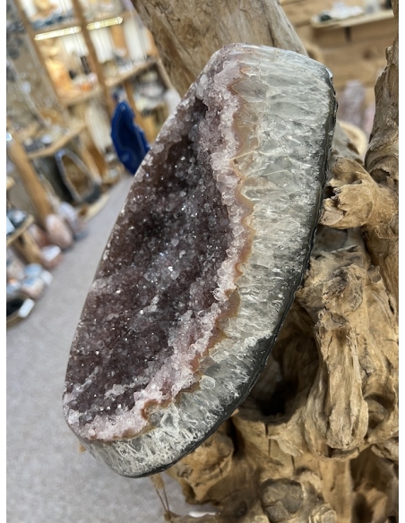 Ametyst drúza UR leštěná EXQ