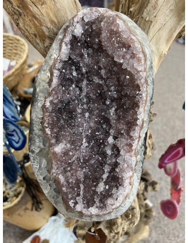 Ametyst drúza UR leštěná EXQ