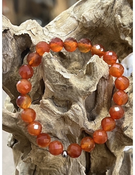 Karneol  - náramek brus
