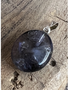 Iolit ( Cordierit ) - přívěsek stříbro AG 925 2