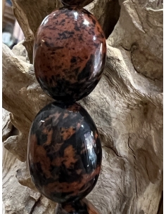 Obsidián mahagonový - náramek 2