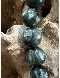 Serafinit - náramek kuličky 7 mm 2