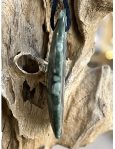 Serafinit - přívěsek kabošon na kůži 2