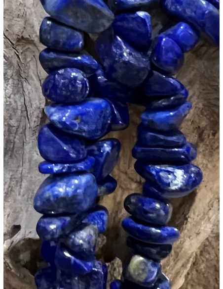 Lapis Lazuli - náhrdelník sekaný 90 cm