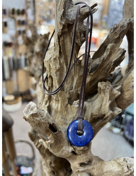 Lapis Lazuli - přívěsek donut