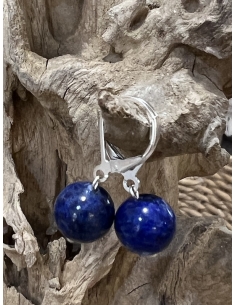 Lapis Lazuli - náušnice Stříbro Ag 925 2