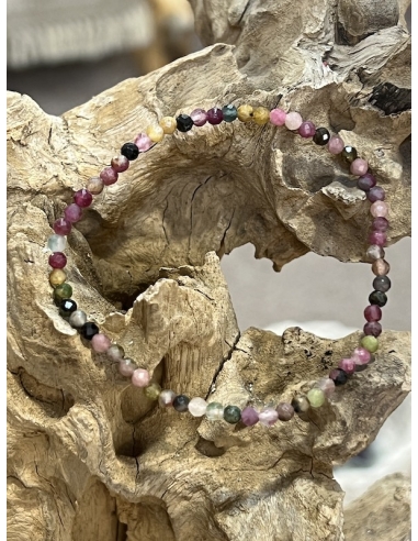 Melounový turmalín brus - náramek