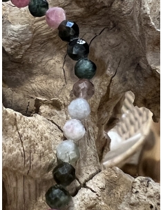 Melounový turmalín - náramek brus