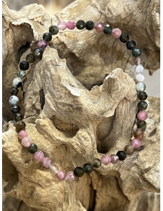 Melounový turmalín - náramek brus 2