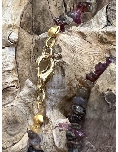 Turmalín melounový - náhrdelník 90 cm