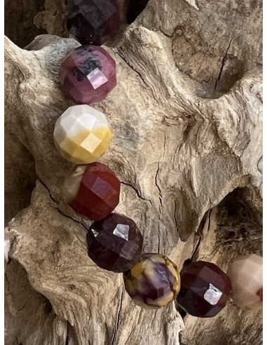 Australský jaspis / mookait - náramek brus