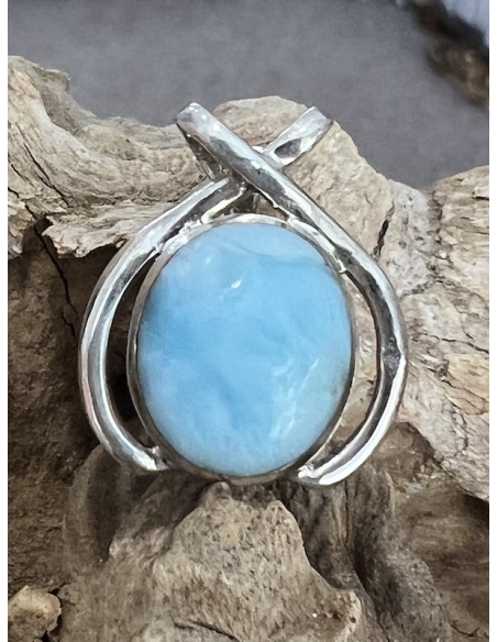 Larimar - přívěsek stříbro Ag 925/1000