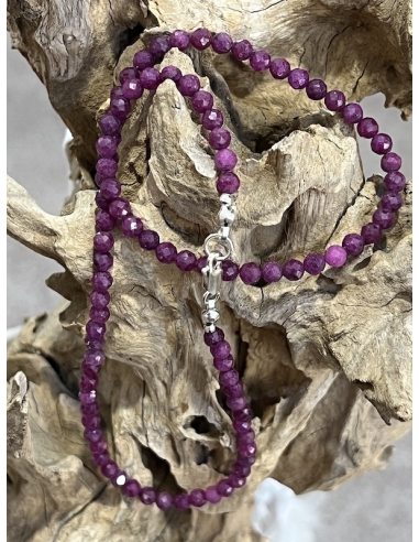 Rubín - náhrdelník v brusu