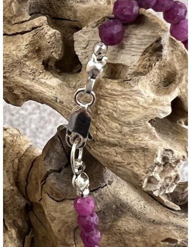 Rubín - náhrdelník v brusu