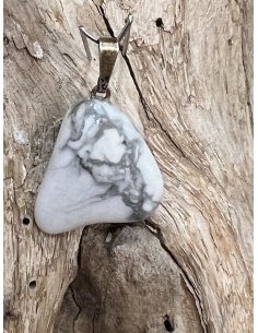 Magnezit - přívěsek - stříbro Ag 925