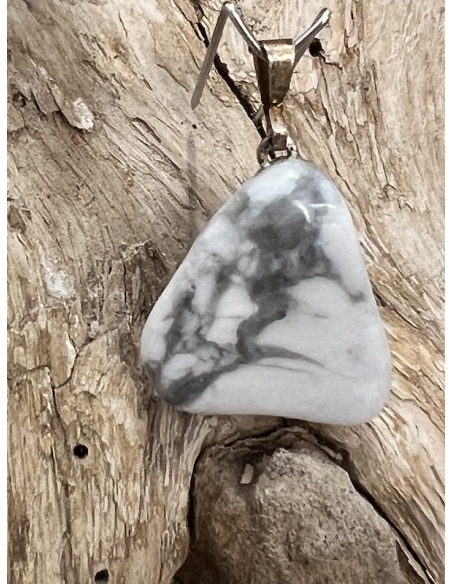 Magnezit - přívěsek - stříbro Ag 925