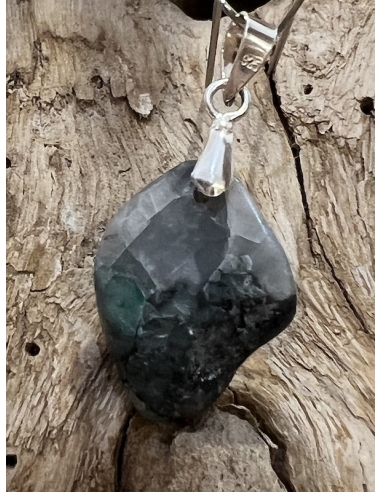 Smaragd - přívěsek - stříbro Ag 925