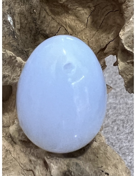 Chalcedon - Yoni vejce s otvorem