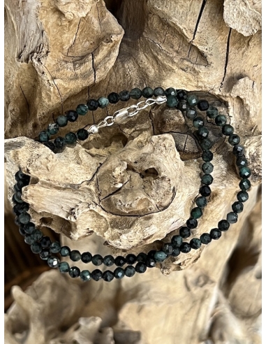 Smaragd - náhrdelník brus (4 mm)