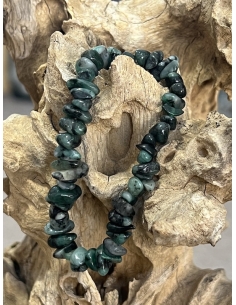 Smaragd - náramek nepravidelné kousky